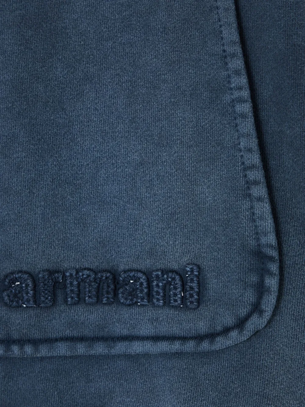 Emporio Armani Kids Trainingspak met geverfd effect Blauw