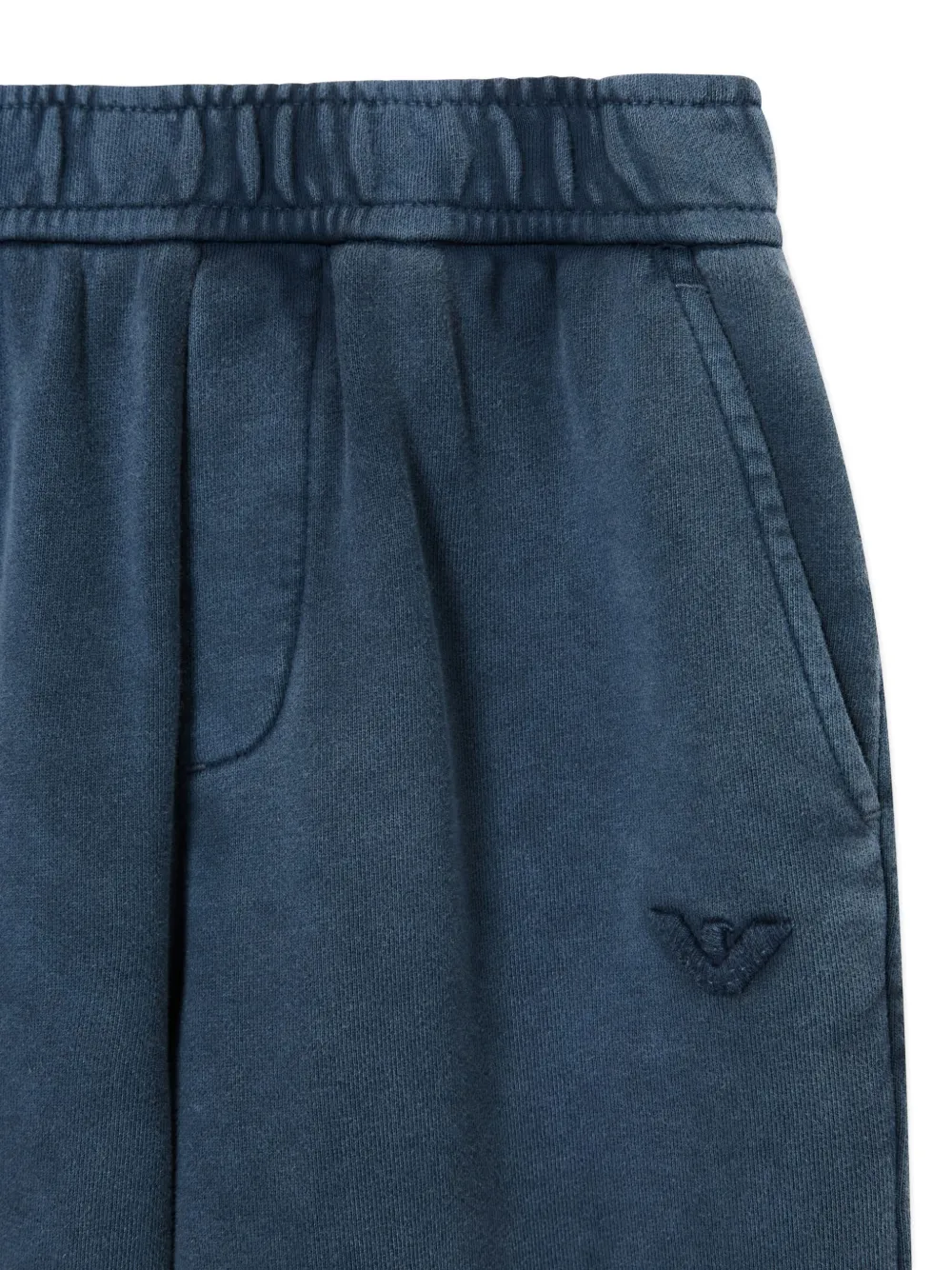 Emporio Armani Kids Trainingspak met geverfd effect Blauw