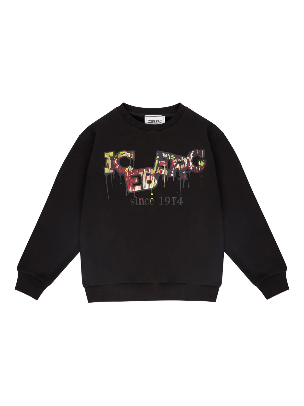 Iceberg Kids sudadera estampada | negro | Image 1