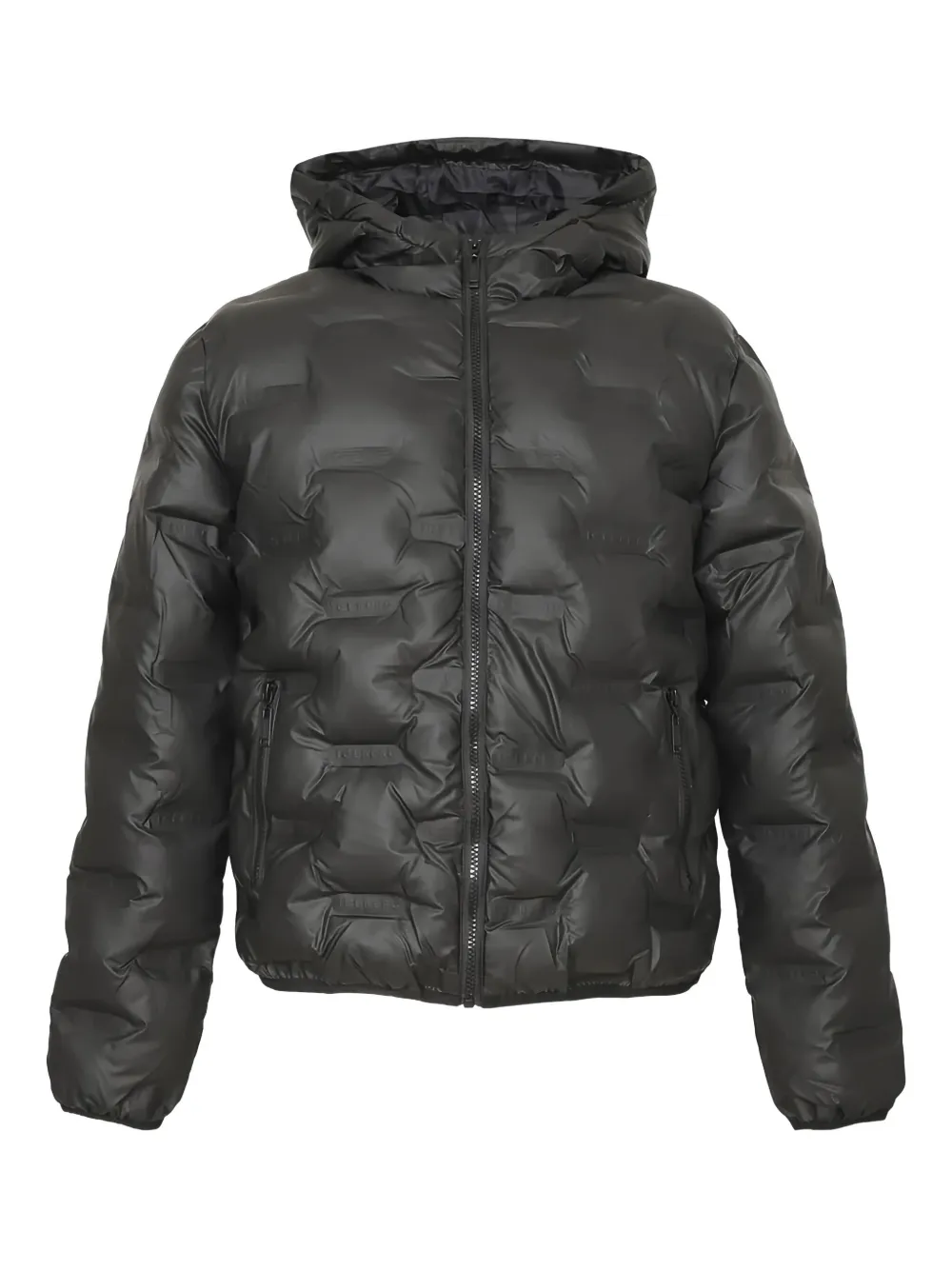 Iceberg Kids abrigo capitonado con capucha | negro | Image 1