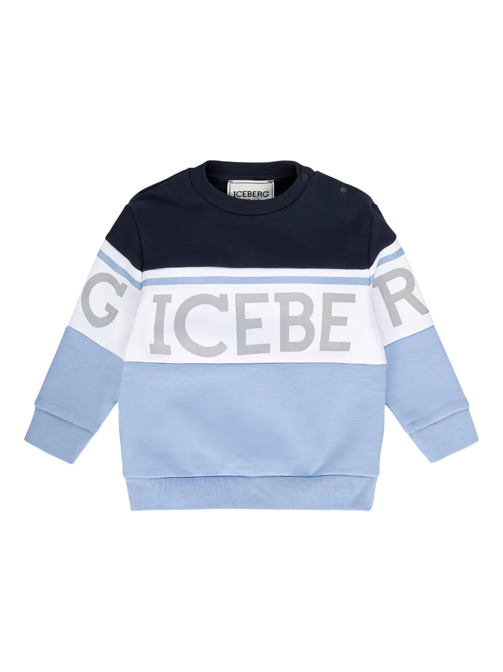 Iceberg Kids Sweater met ronde hals Blauw
