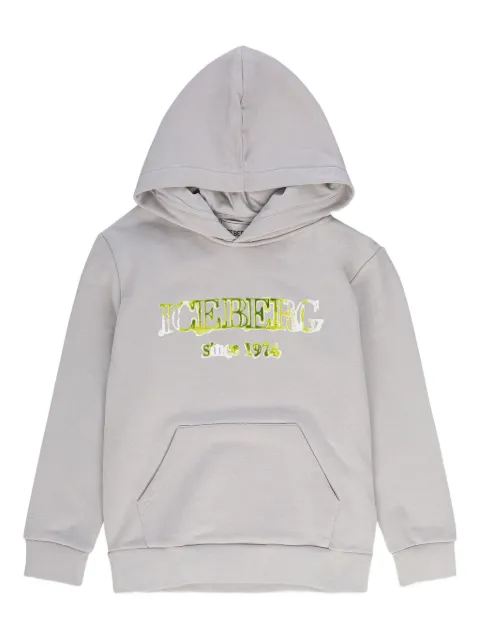 Iceberg Kids logo-patch hoodie