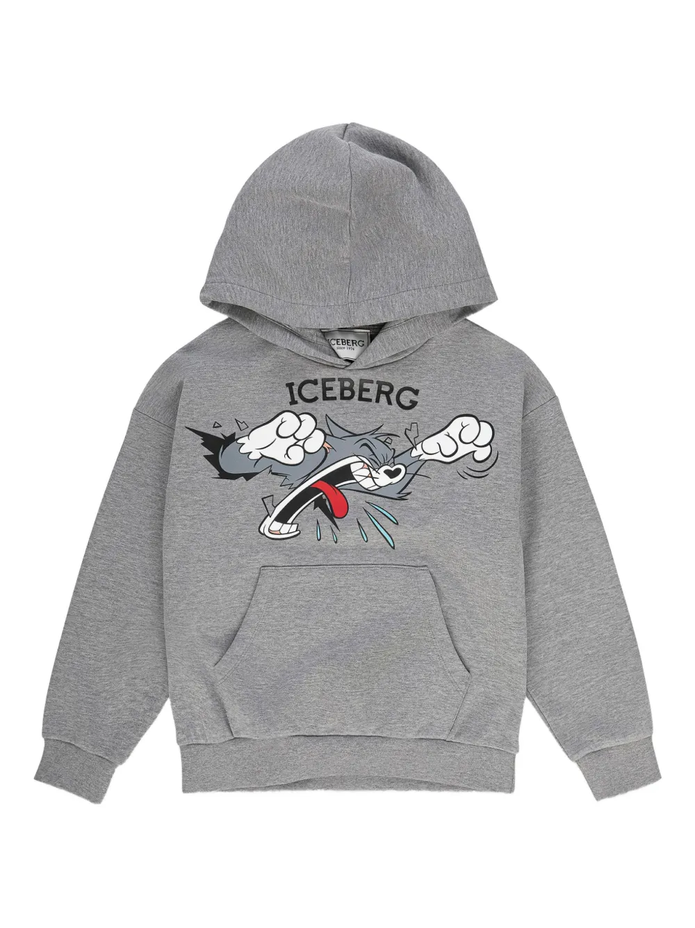 Iceberg Kids Hoodie met print Grijs