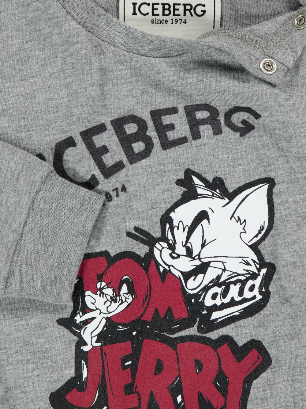 Iceberg Kids Top met grafische print Grijs