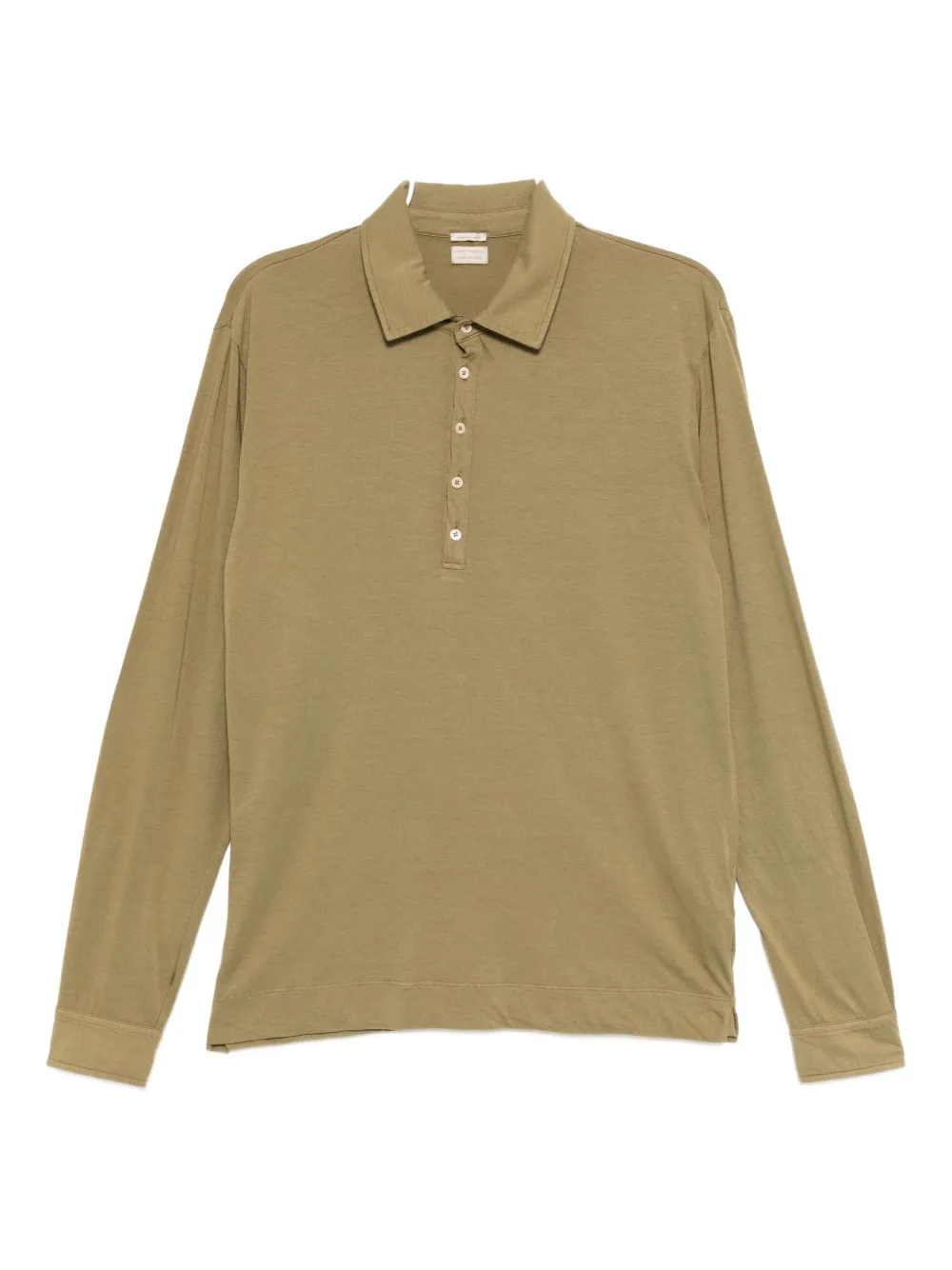 Massimo Alba long-sleeve polo shirt | Green | Image 1