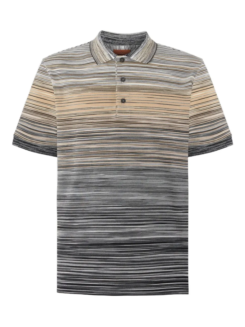 Missoni striped ombre polo shirt | Grey | Image 1