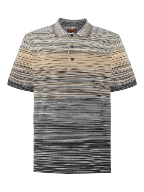 Missoni striped ombre polo shirt
