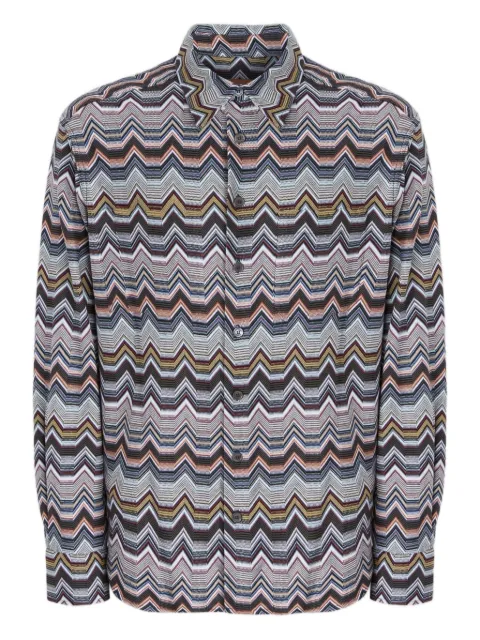 Missoni zigzag long-sleeved shirt