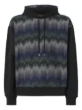 Missoni chevron-pattern hoodie - Black