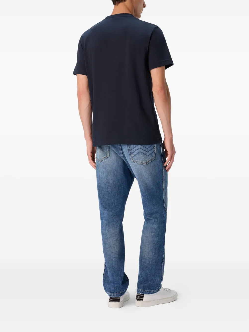 Missoni embroidered-detail T-shirt Blauw