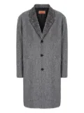 Missoni herringbone-patterned coat - Grey