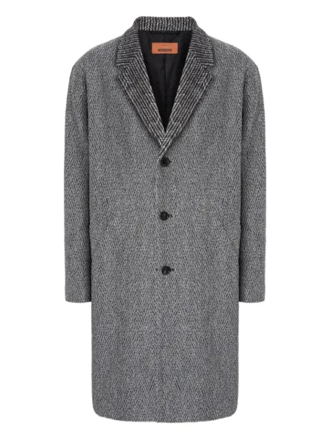 Missoni herringbone-patterned coat