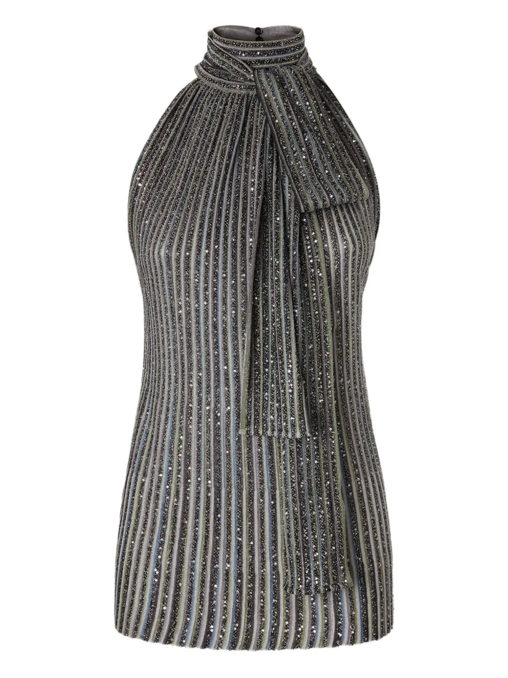 Missoni Verfraaide haltertop Grijs