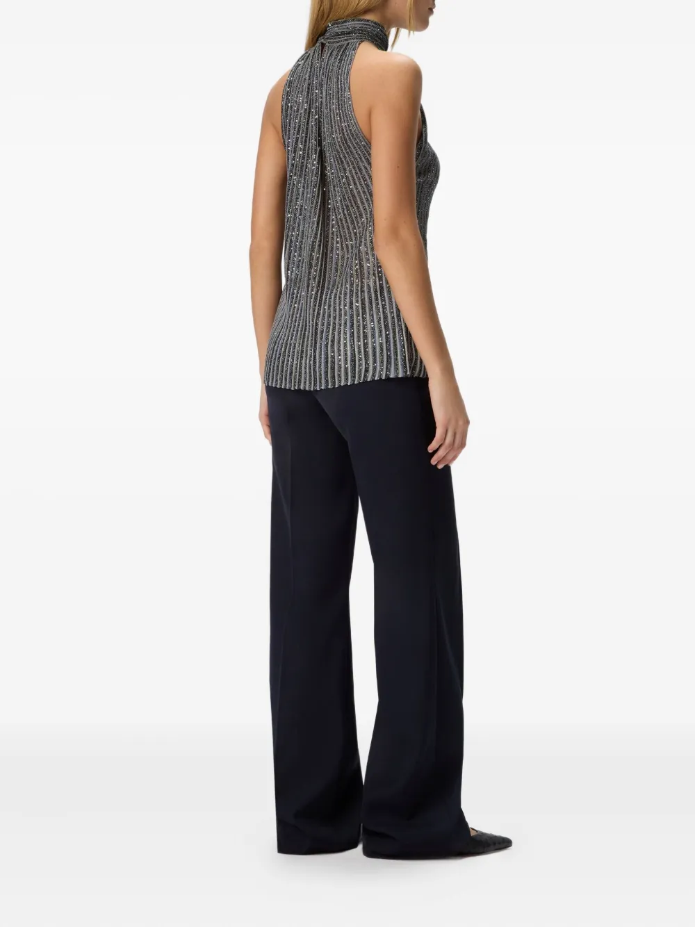 Missoni Verfraaide haltertop Grijs