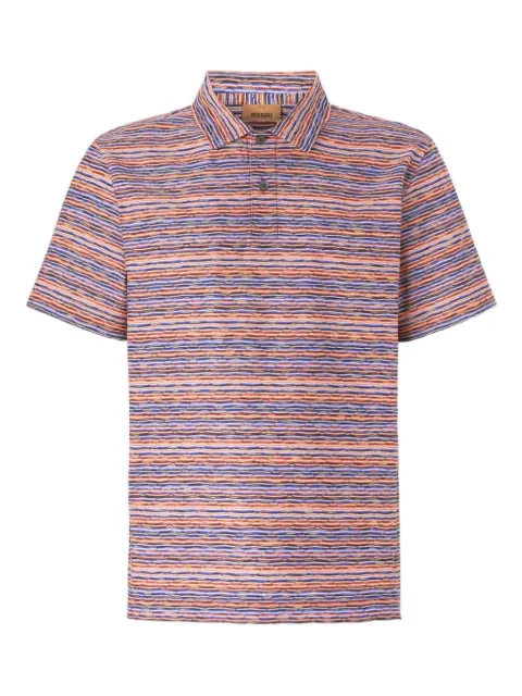 Missoni striped short-sleeve polo shirt