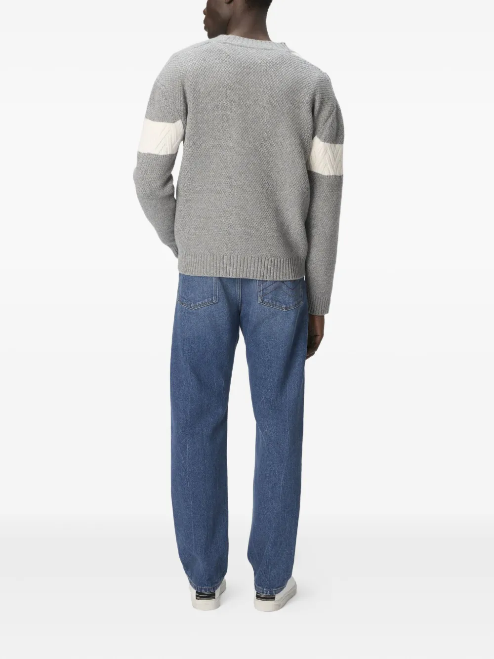 Missoni Kabelgebreid vest met patchwork Grijs