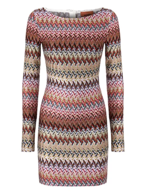 Missoni vestido corto manga larga