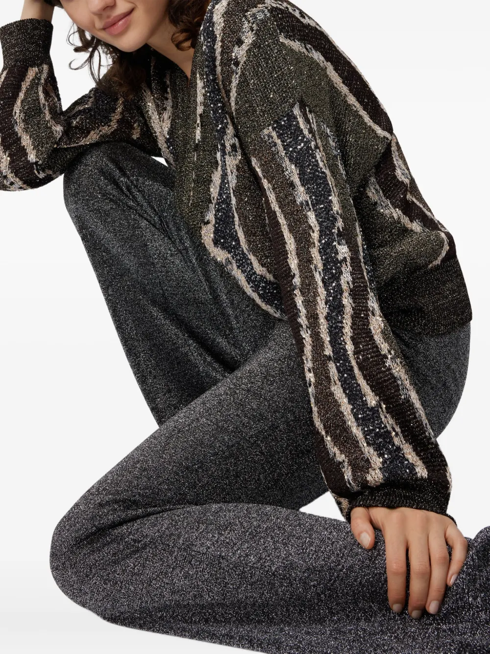 Missoni Flared broek Grijs