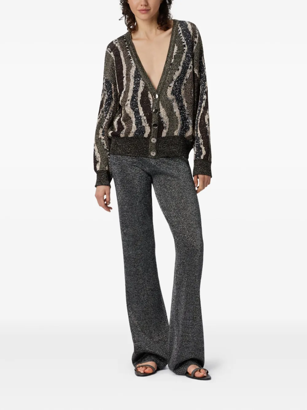 Missoni Flared broek Grijs