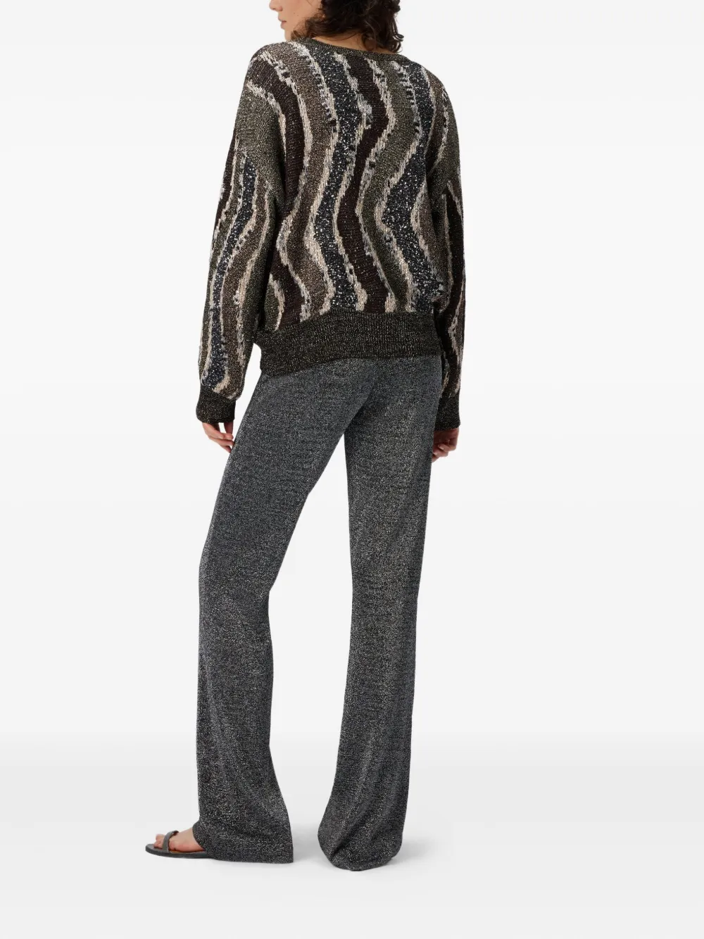 Missoni Flared broek Grijs
