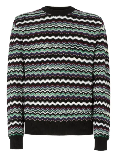 Missoni suéter con motivo en zigzag