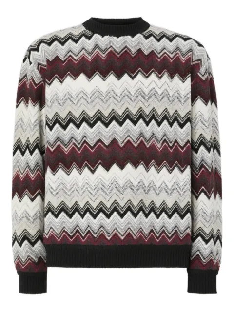Missoni suéter tejido en zigzag