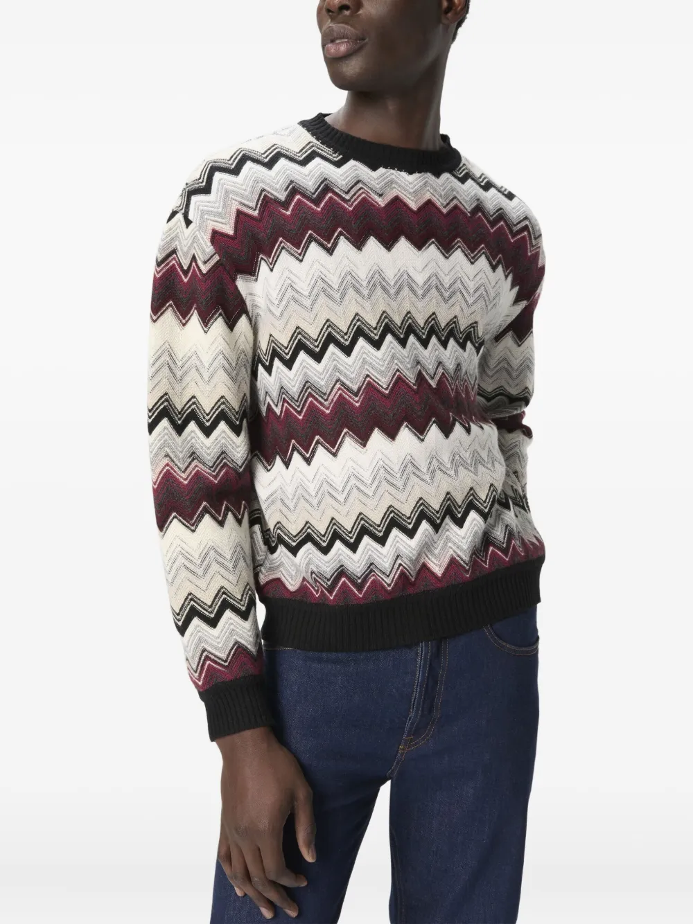 Missoni Trui met zigzag patroon Beige