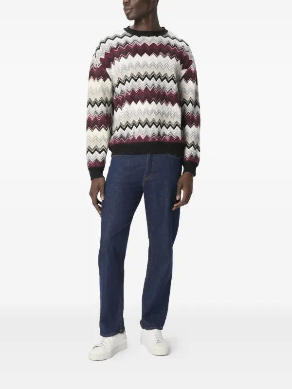 Missoni ジグザグニット セーター | ニュートラル | FARFETCH JP