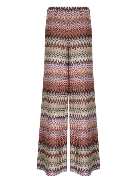 Missoni chevron-pattern trousers