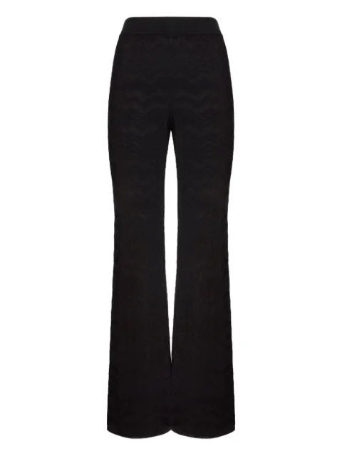 Missoni chevron-pattern knit trousers