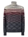 Missoni roll-neck striped sweater - Multicolour