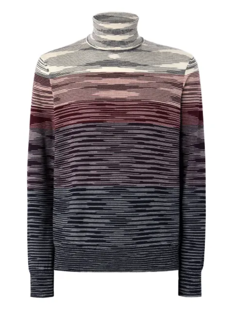 Missoni roll-neck striped sweater