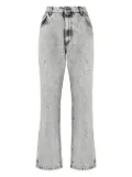 Missoni acid-wash logo-plaque jeans - Grey