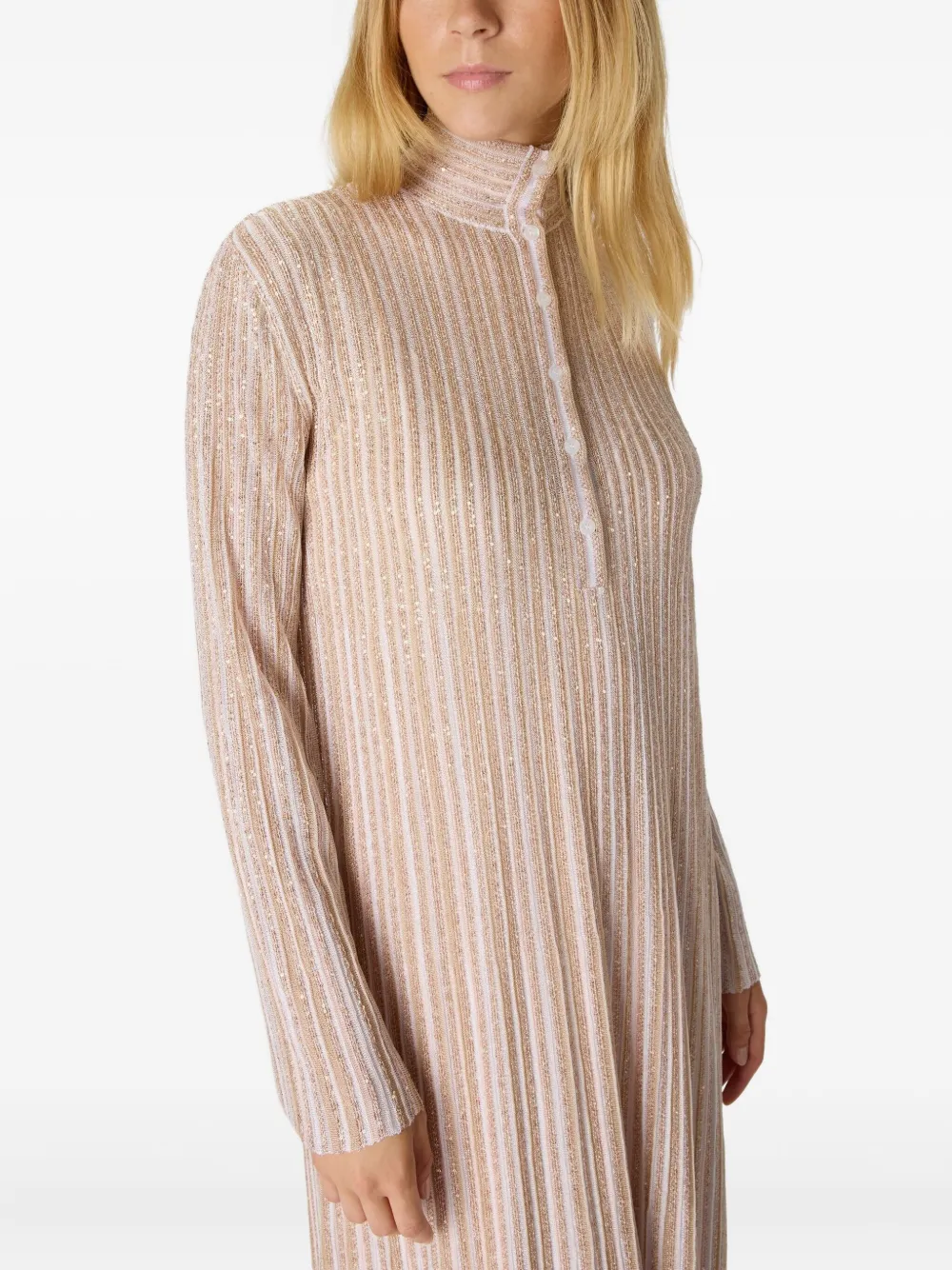 Missoni Maxi-jurk verfraaid met pailletten Wit