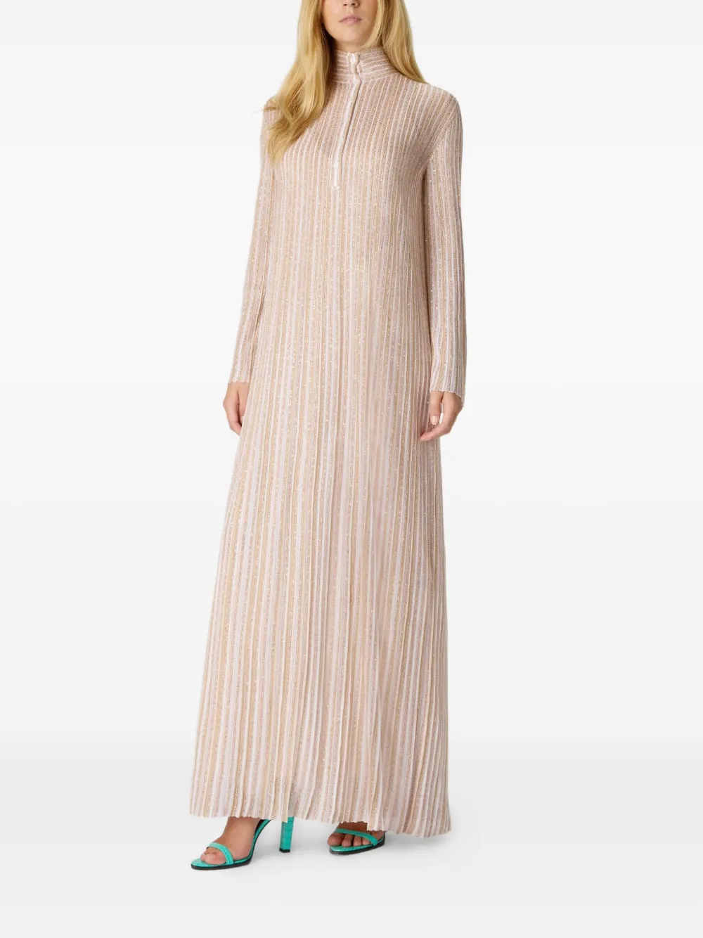 Missoni sequin-embellishment maxi dress - Wit