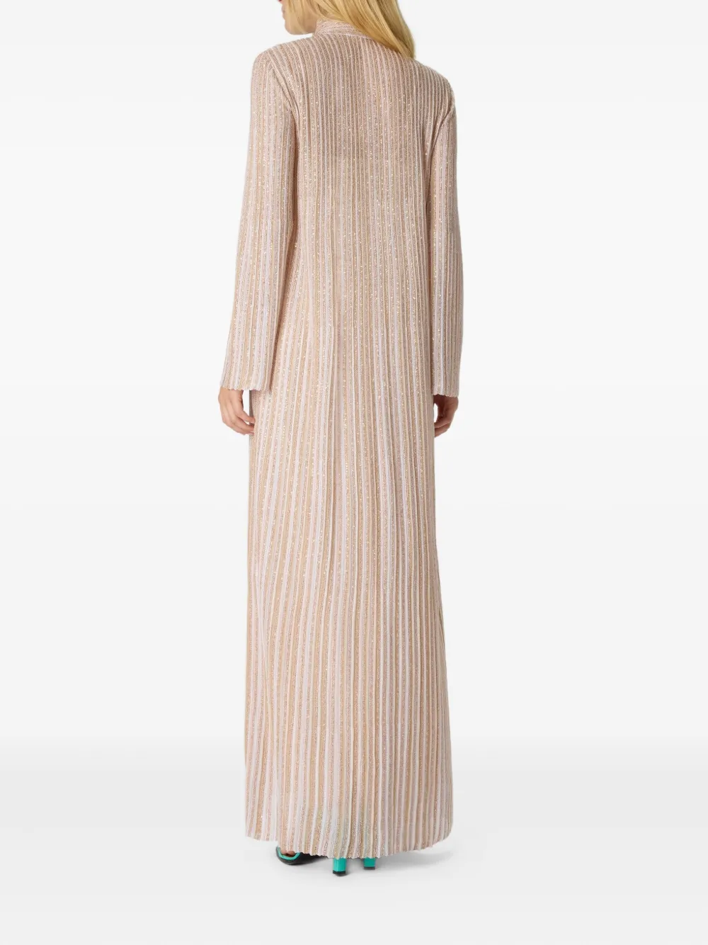 Missoni Maxi-jurk verfraaid met pailletten Wit