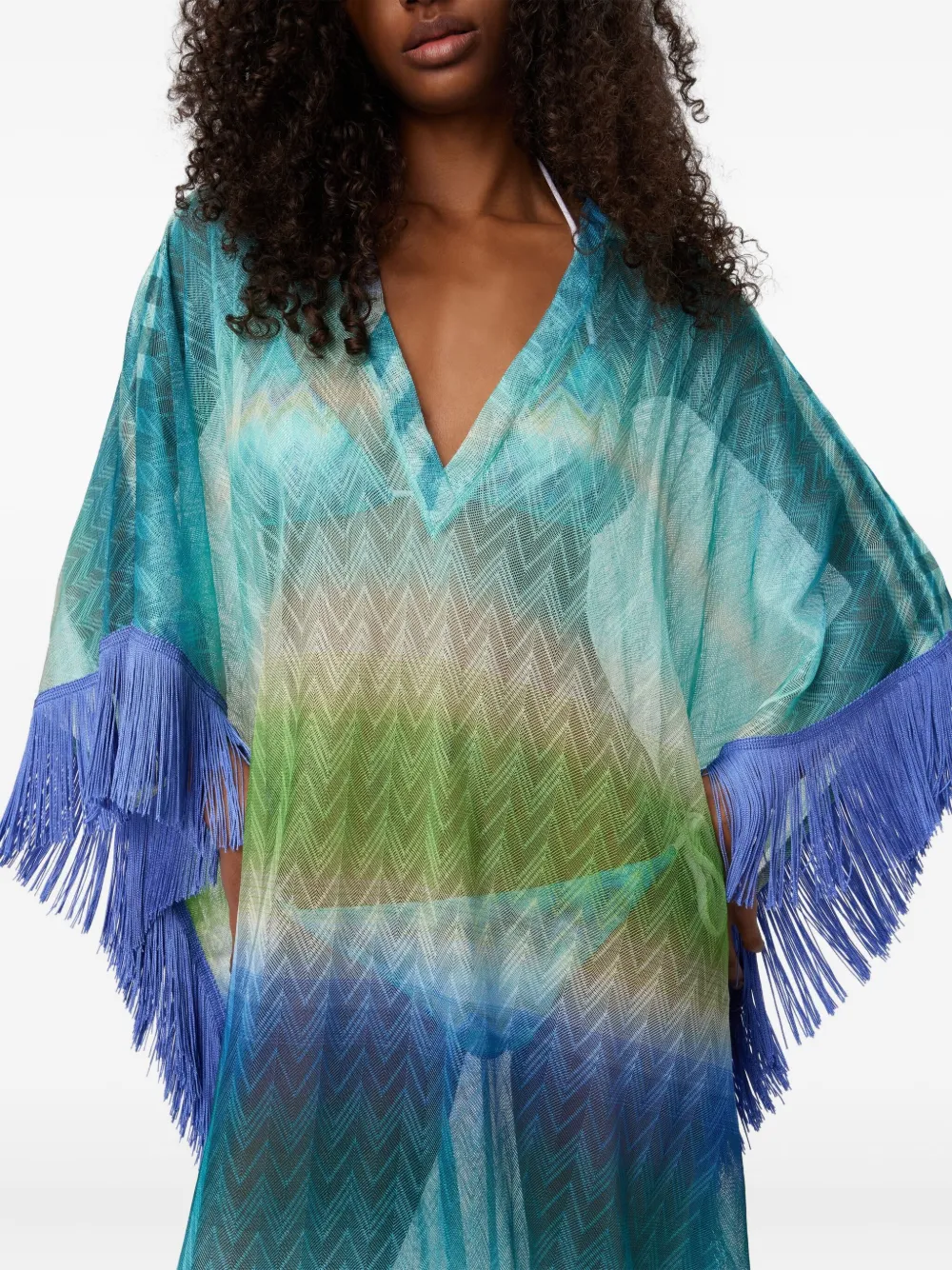 Missoni fringed kaftan | Beach Cover-Ups | Image 2