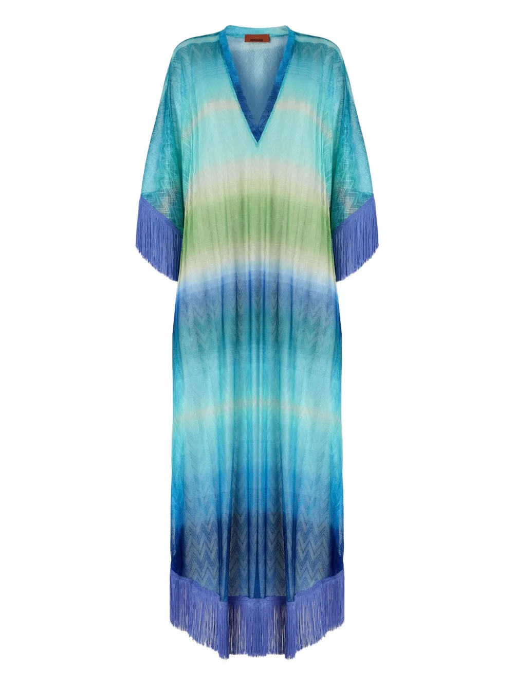 Missoni fringed kaftan | Blue | Image 1