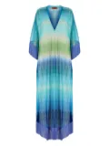 Missoni fringed kaftan - Blue