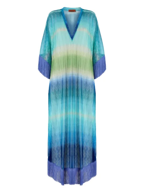 Missoni fringed kaftan