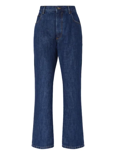 Missoni five-pocket cotton bootcut jeans