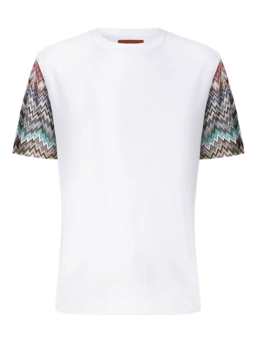 Missoni zigzag-pattern short-sleeved T-shirt Wit