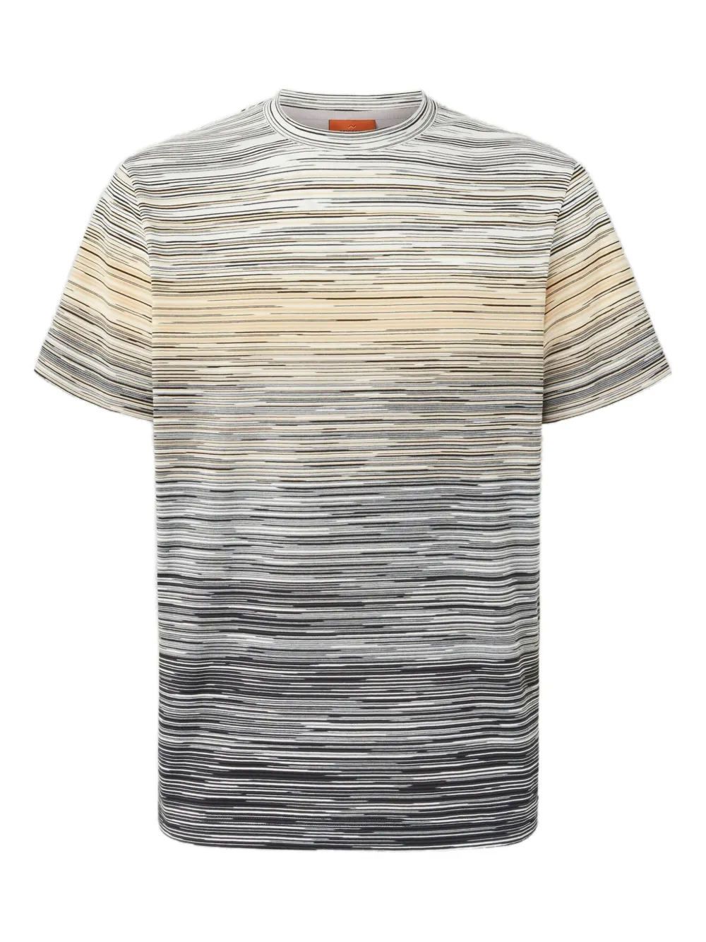 Missoni faded-flame pattern T-shirt - グレー Missoni faded-flame pattern T-shirt - グレー