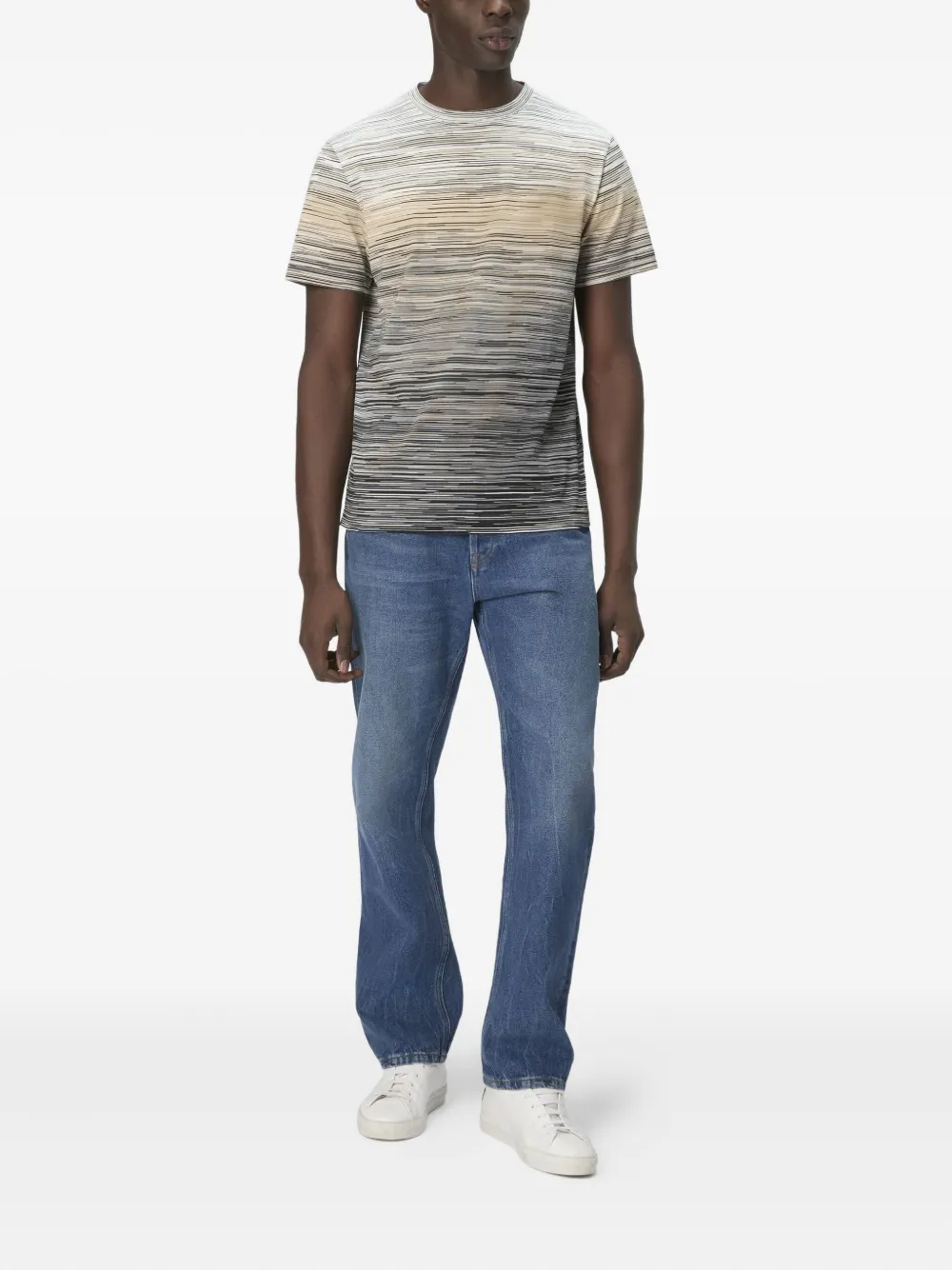 Missoni T-shirt met vervaagd patroon Grijs