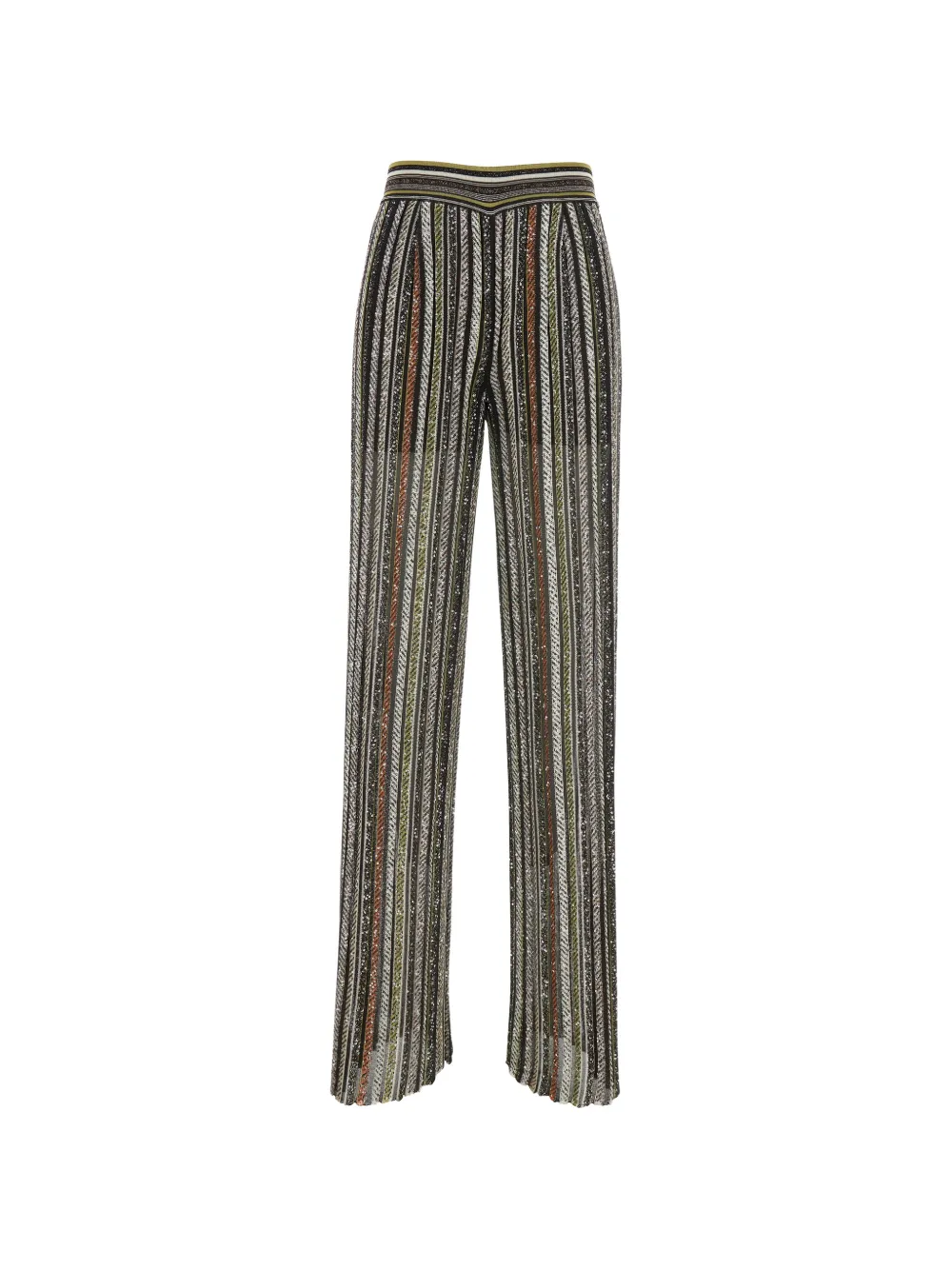 Missoni Palazzo broek met patroon Bruin