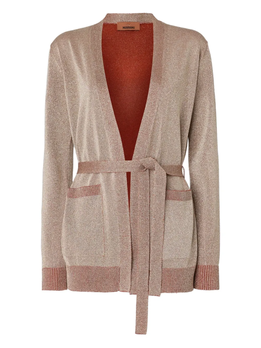 Missoni belted cardigan Bruin