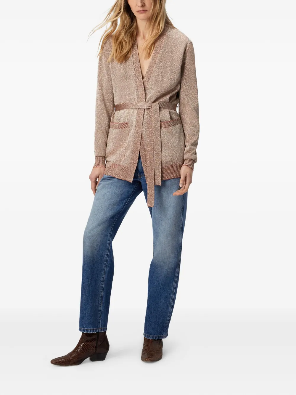 Missoni belted cardigan Bruin
