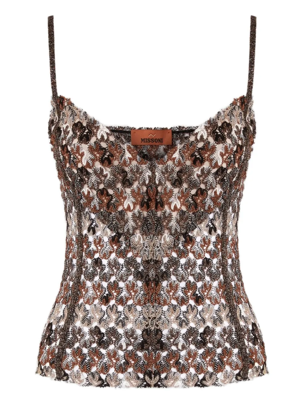 Missoni Crochet-embellishment Top In Multi