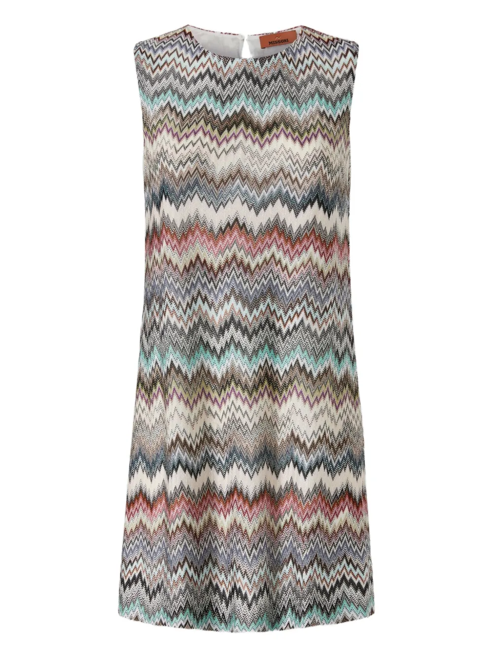 Missoni Sleeveless Mini Dress In Gray