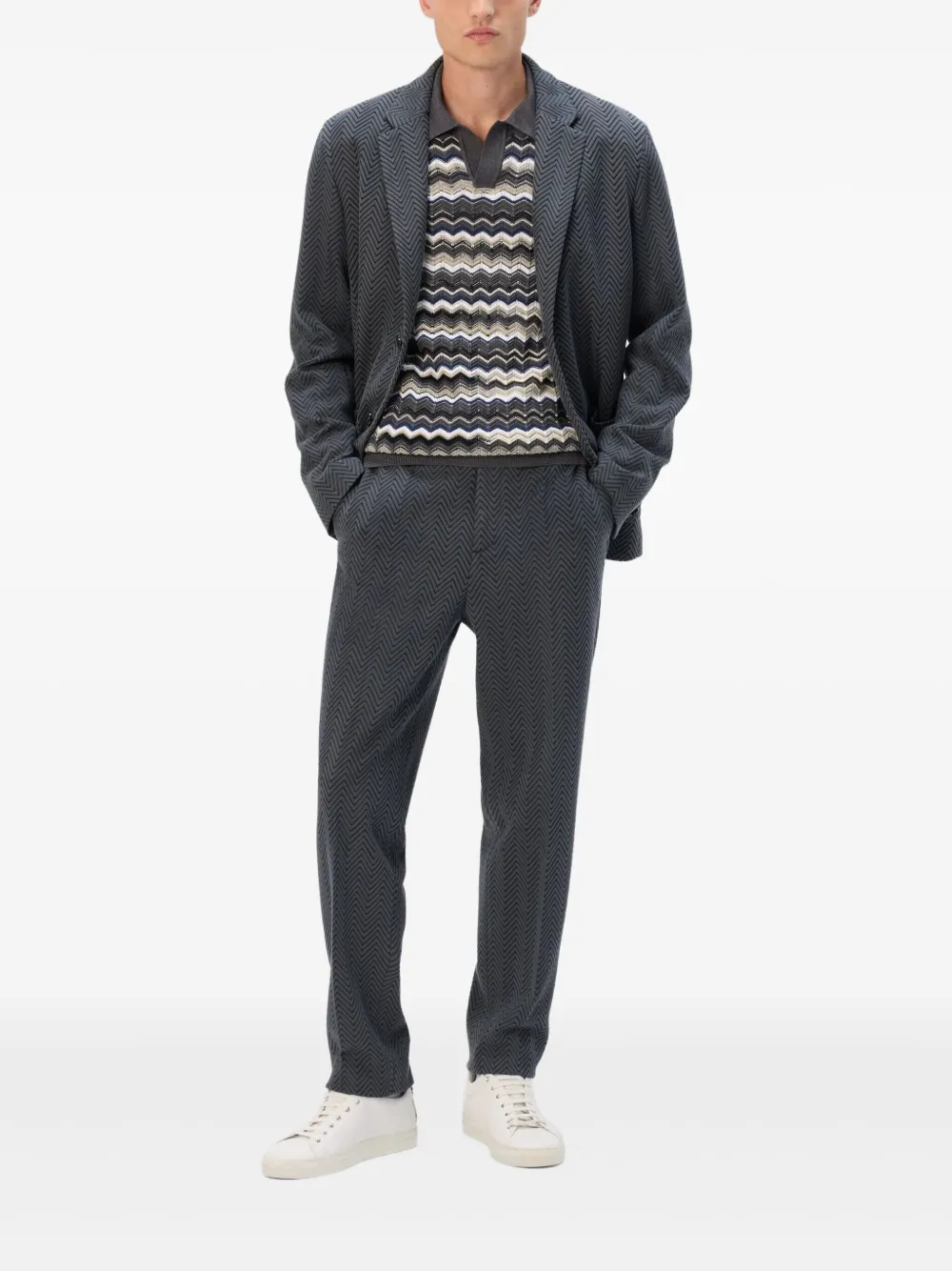 Missoni herringbone straight-leg trousers | Regular-Fit & Straight Leg Pants | Image 2